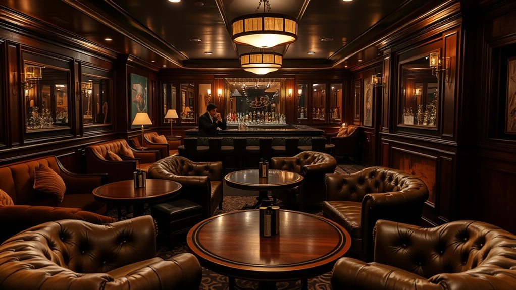 1920s style seating arrangement