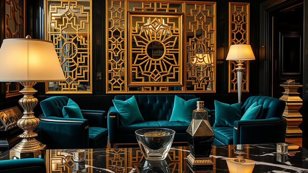 art deco decor details