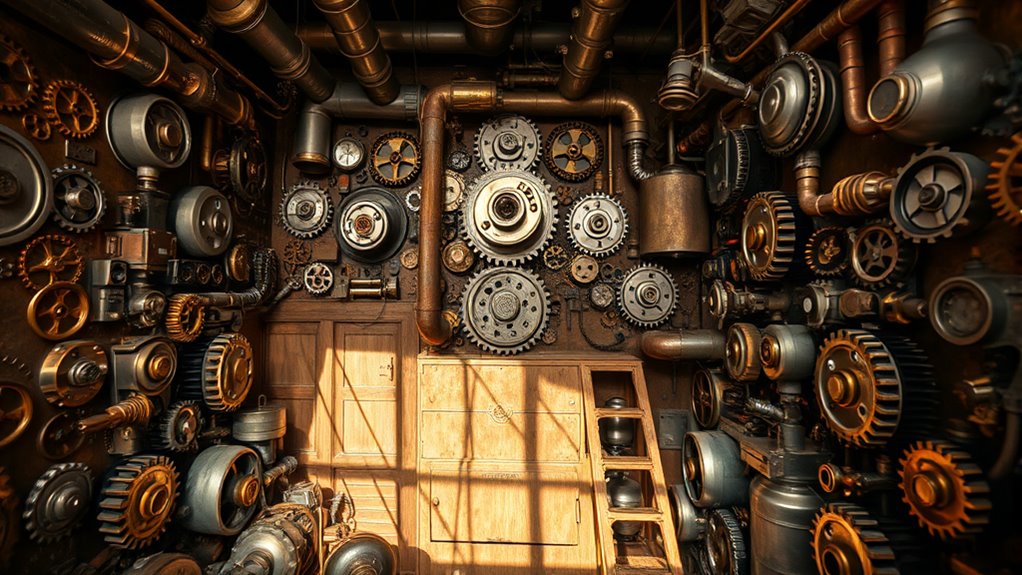 balance metallic with textiles