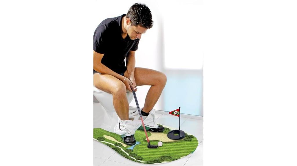 bathroom mini golf gift