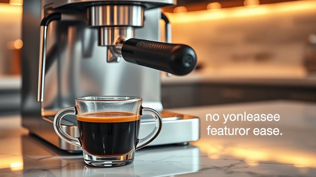 beginner friendly espresso features