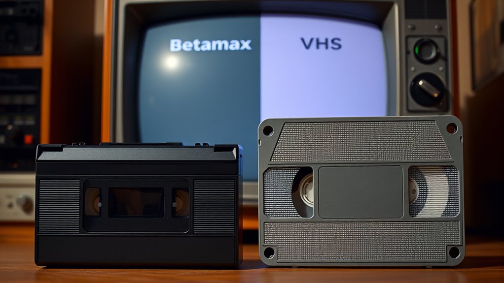 betamax vs vhs differences