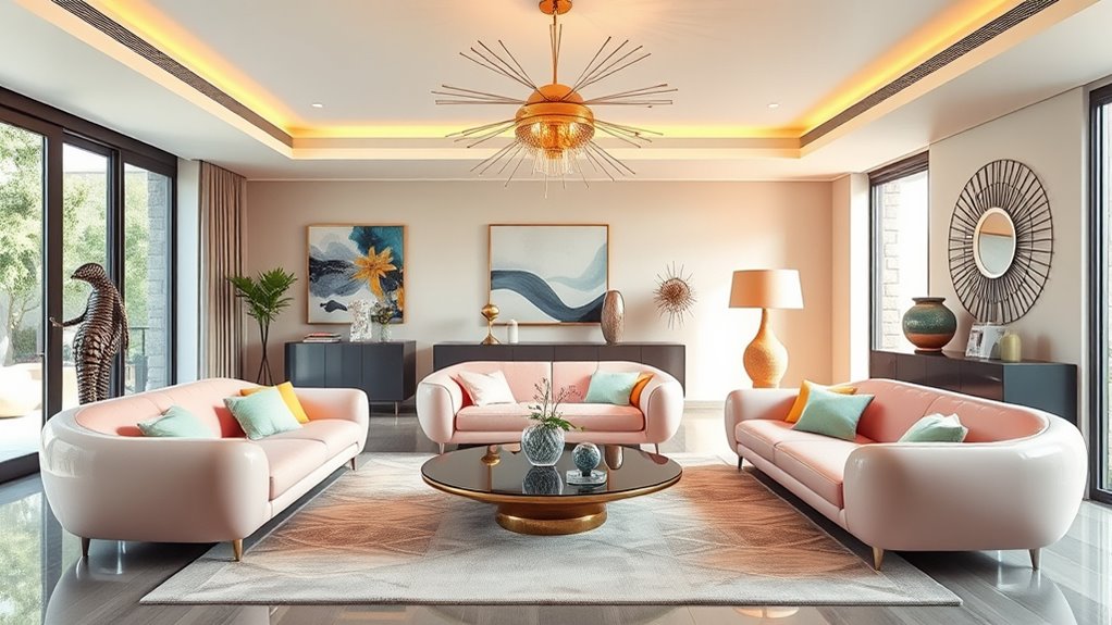 blend vintage futuristic style