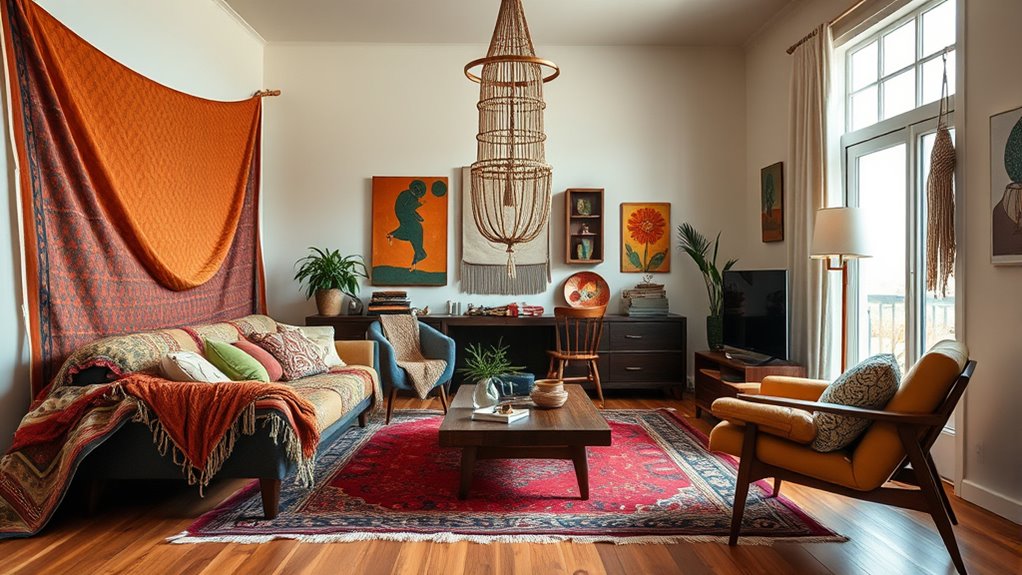 bold colorful geometric patterns