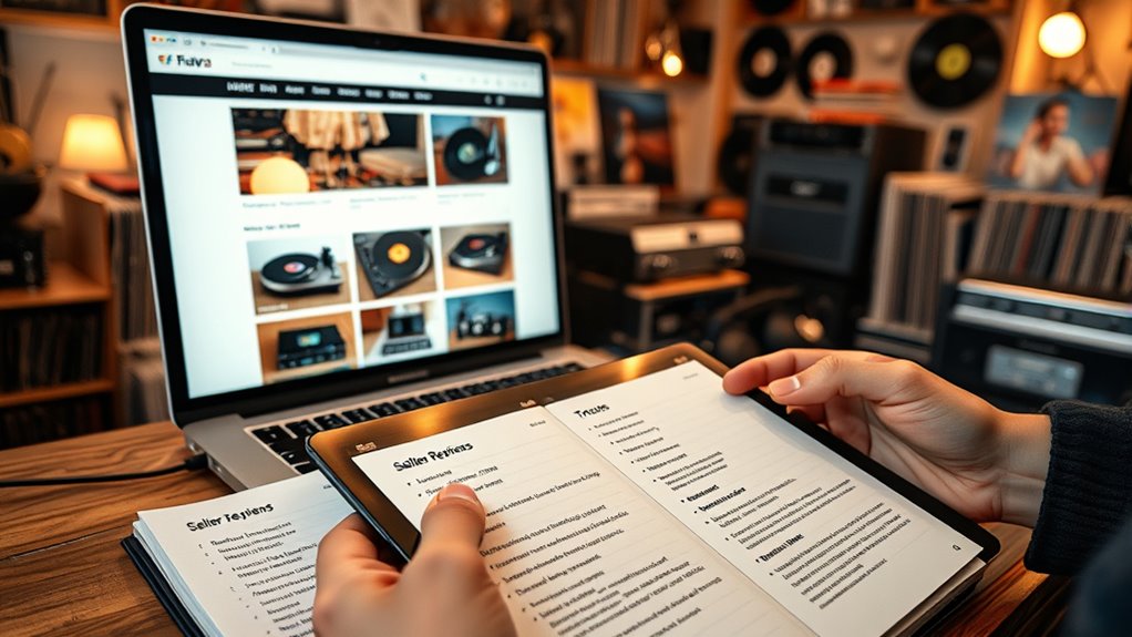 check seller reviews carefully