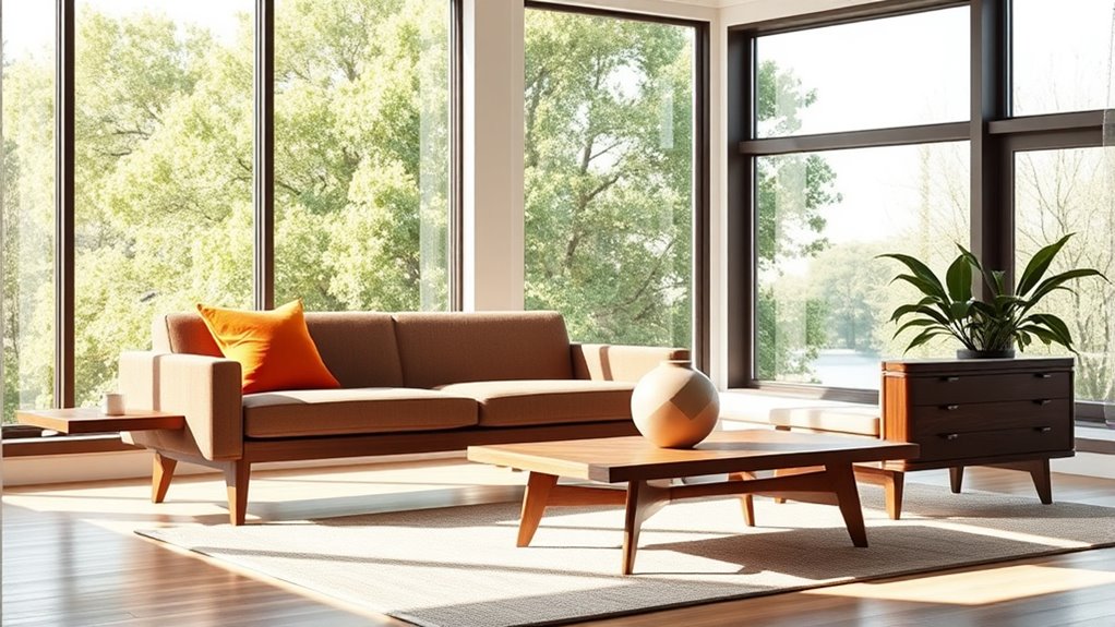 clean lines organic shapes