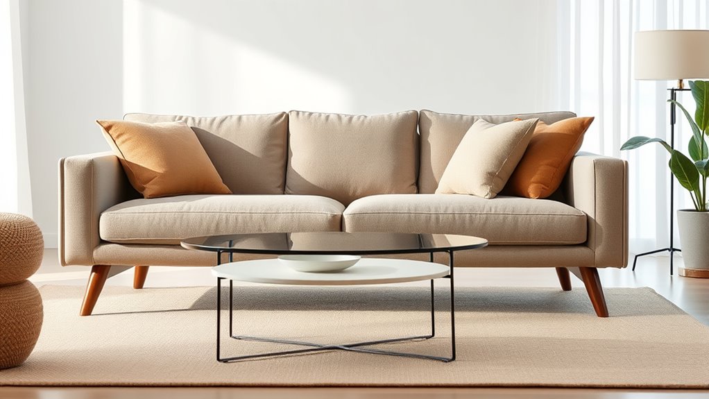 comfort focused sofa features