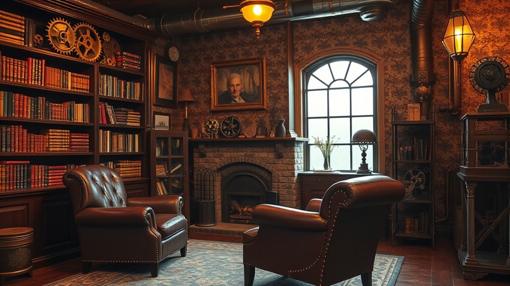 create custom victorian steampunk decor