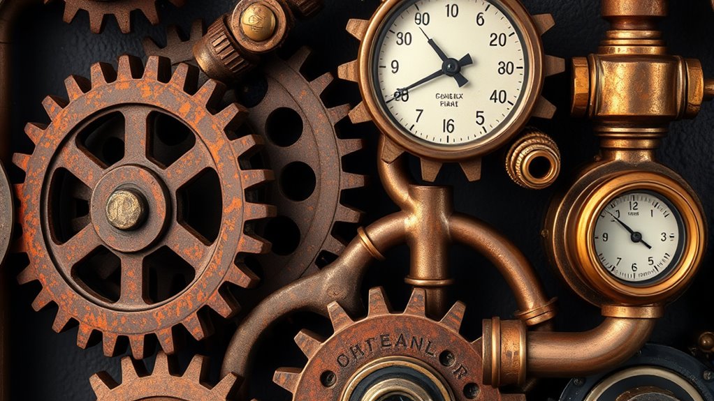 decorate with industrial hardware