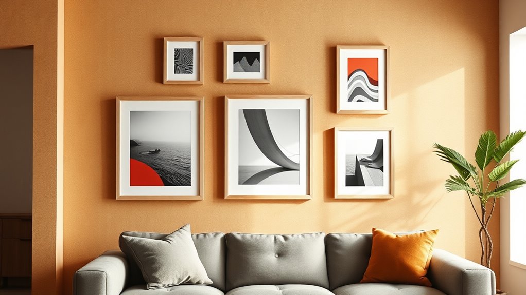 diy stylish wall frame decor