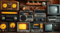 electronics recycling retro decor