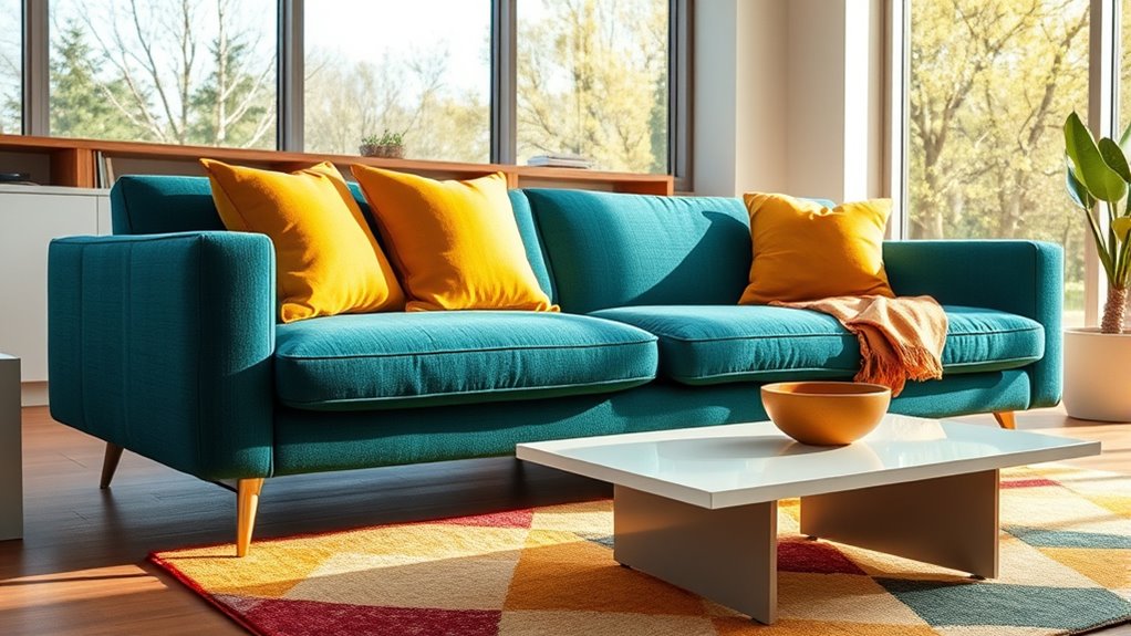 fabric texture and color selection