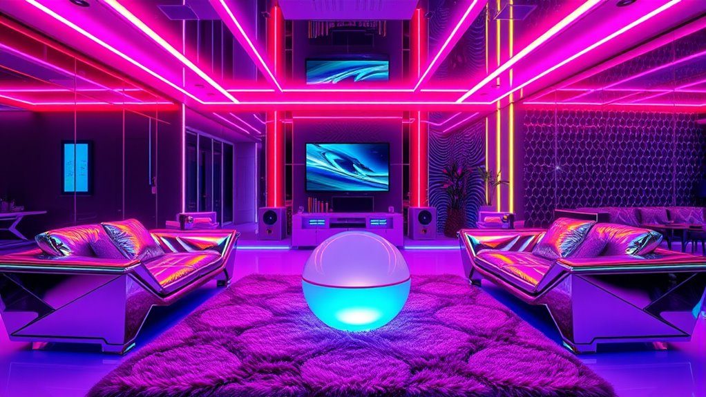 futuristic geometric furniture styles