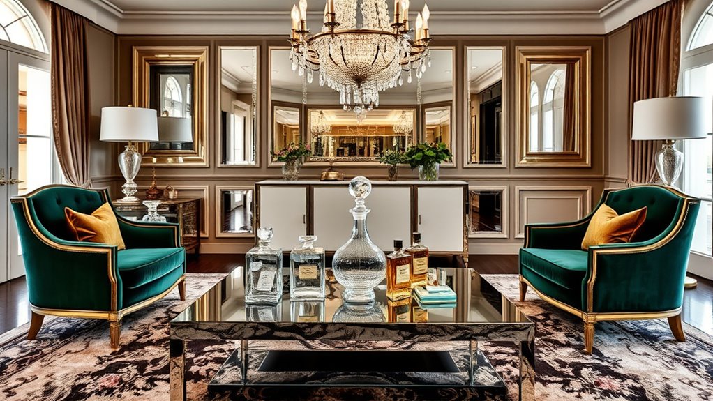 glamorous furniture and accessories