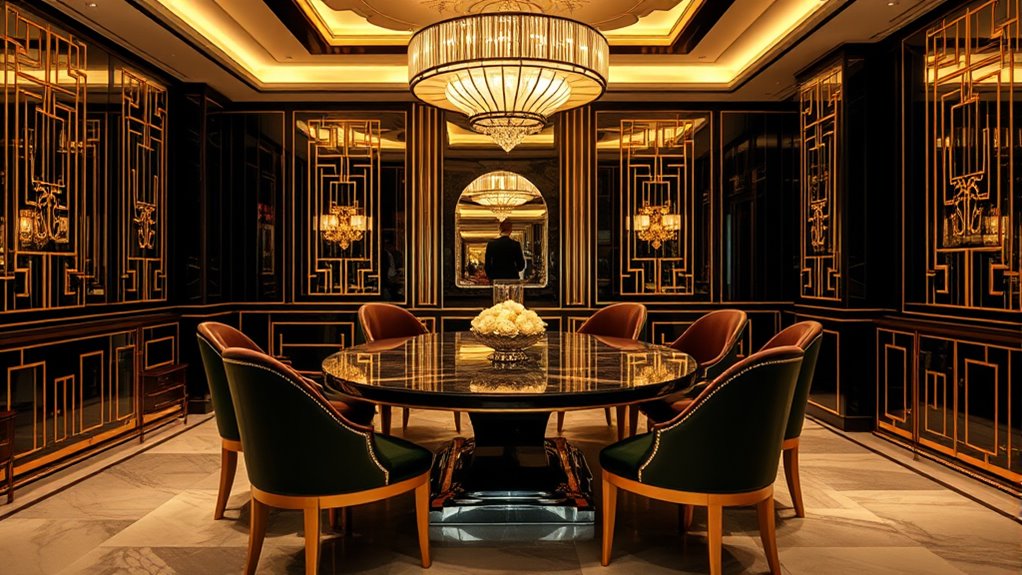 glamorous geometric luxurious design