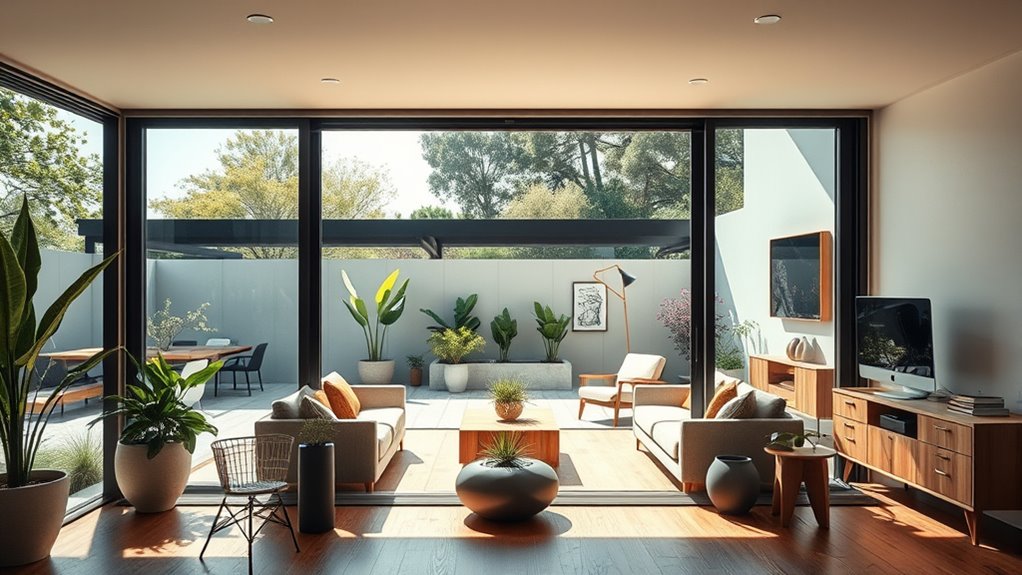 indoor outdoor seamless integration