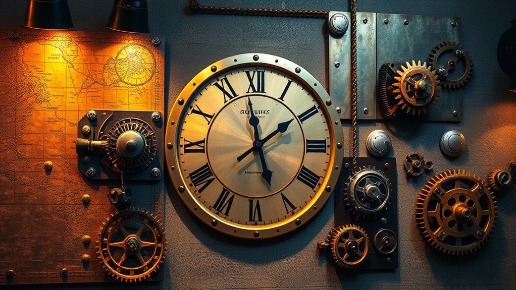 industrial gear wall art