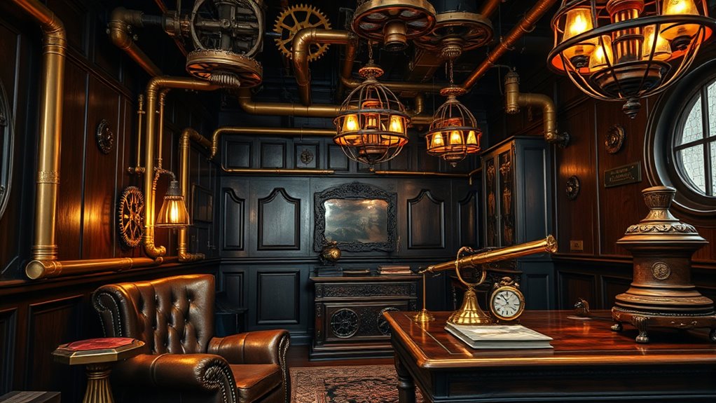 industrial vintage victorian style