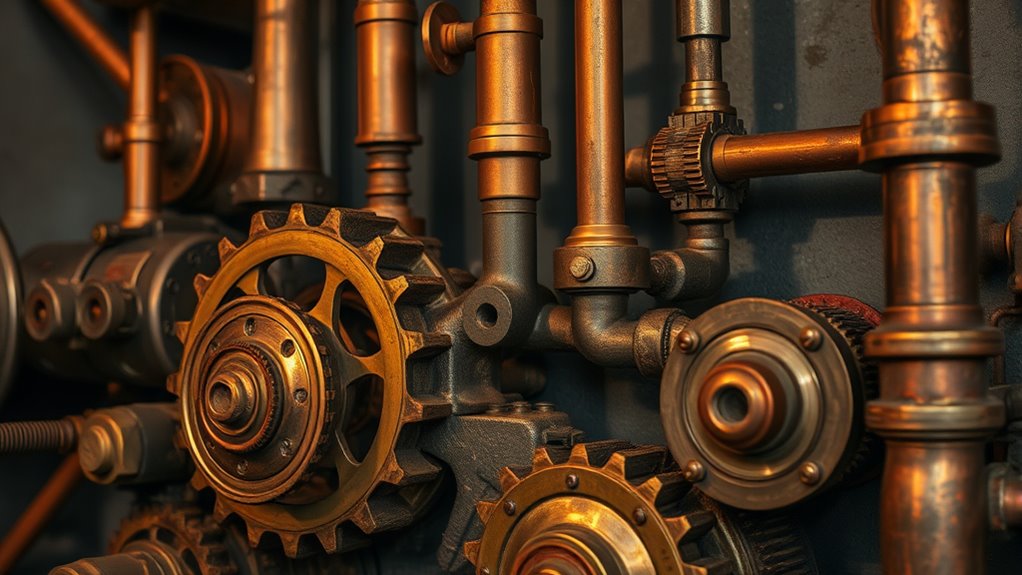 industrial weathered atmospheric shades