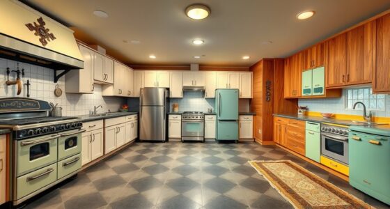 kitchen design through decades