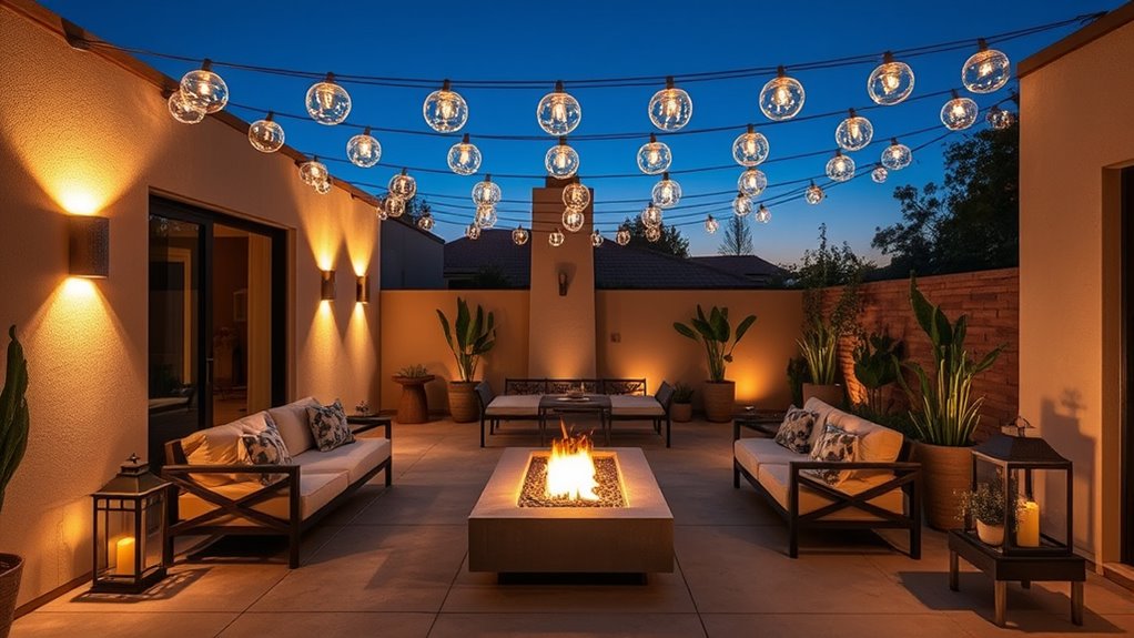layered ambient landscape lighting