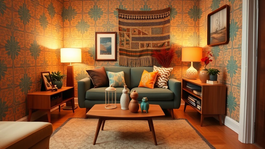 layered vintage reflective textures