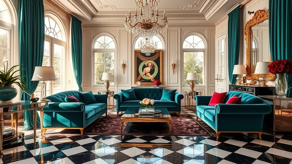 luxurious glamorous elegant design