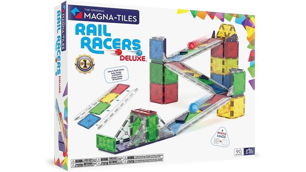 magnetic rail racers set