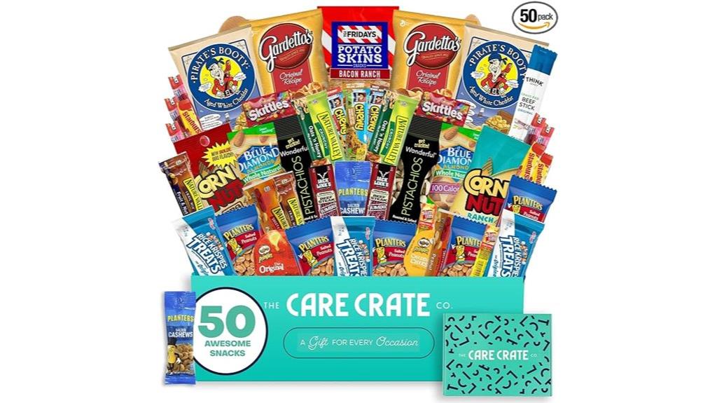 men s 50 item snack pack