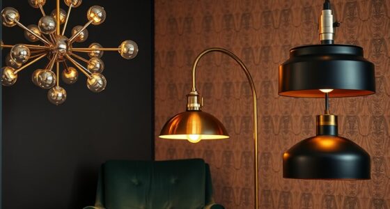 mid century lighting styles