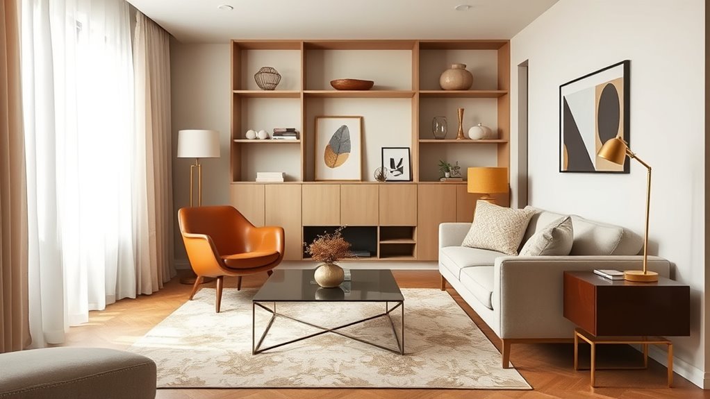 minimalist neutral strategic lighting