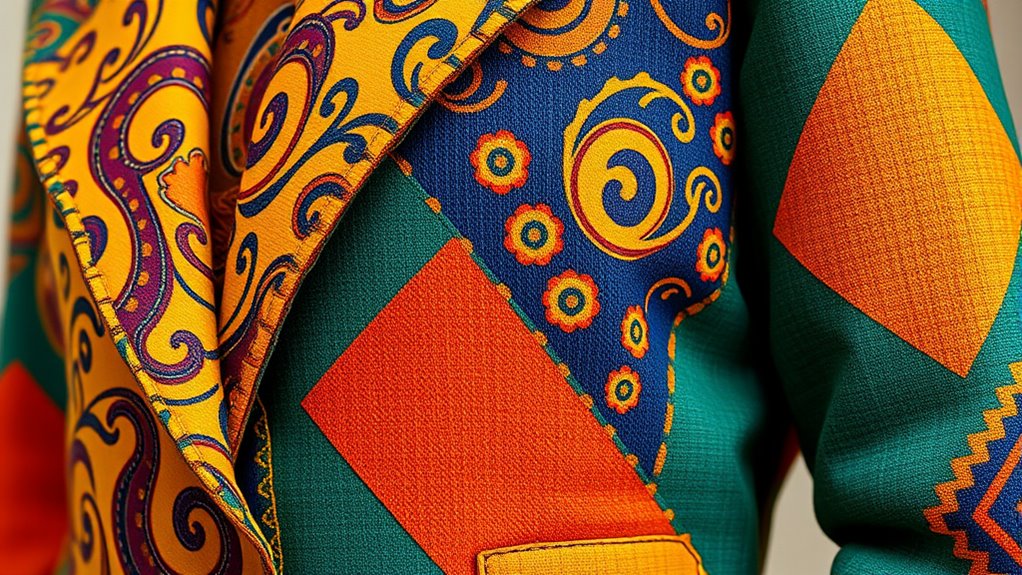 mix retro patterns creatively