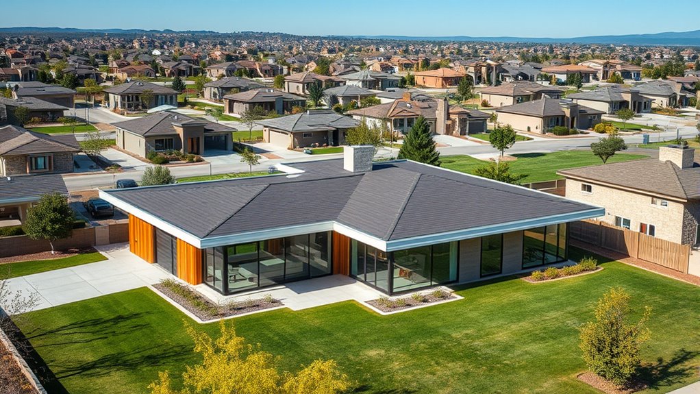 modern affordable suburban housing