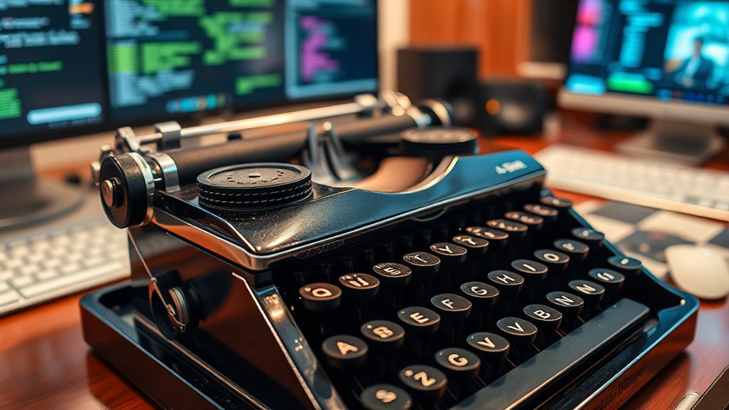 modern typewriters blend innovation