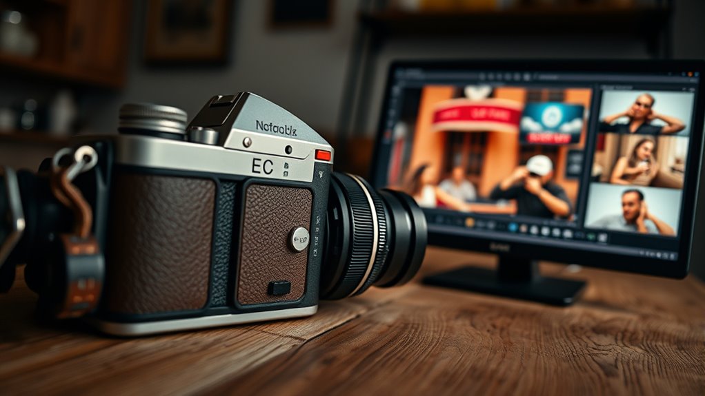 modernize vintage camera images