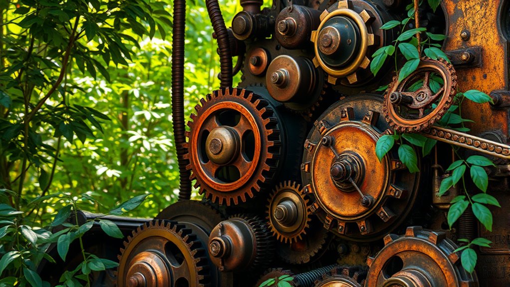 nature inspired vintage textures