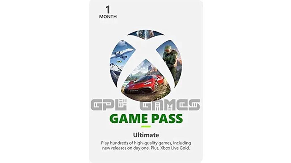 one month xbox game pass