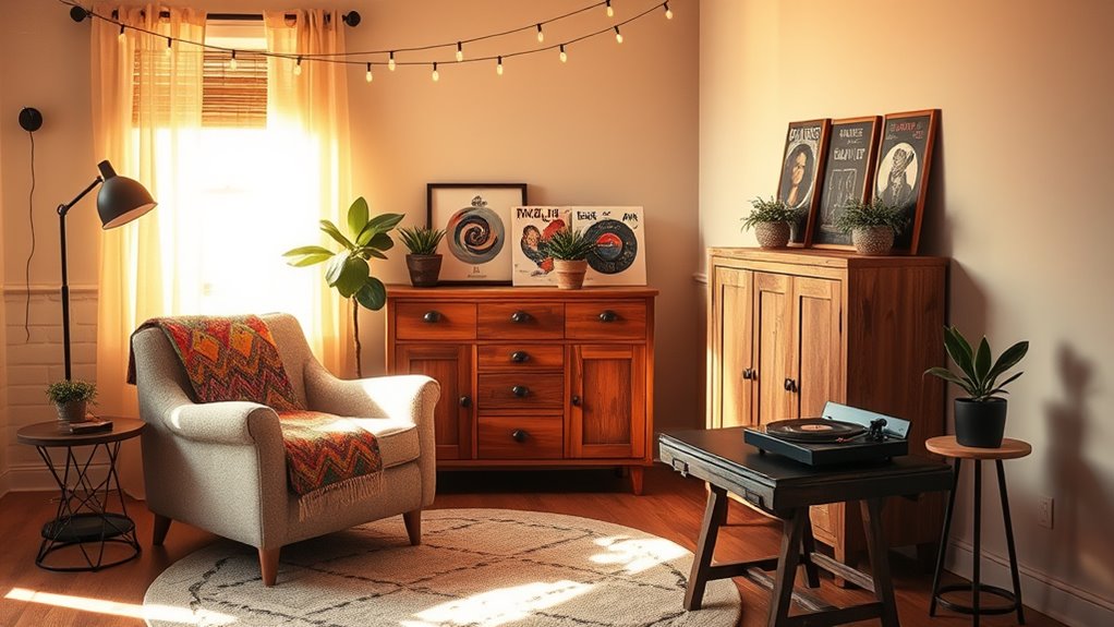 personalize with artwork and plants