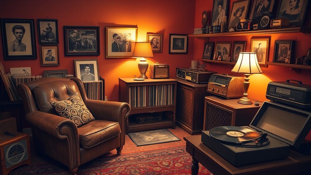 personalized vintage listening space