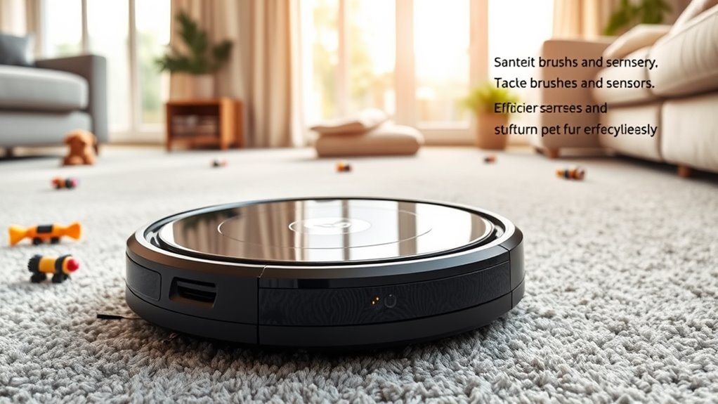 pet hair cleaning features