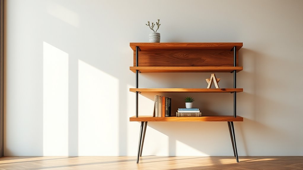 reclaimed wood sleek design