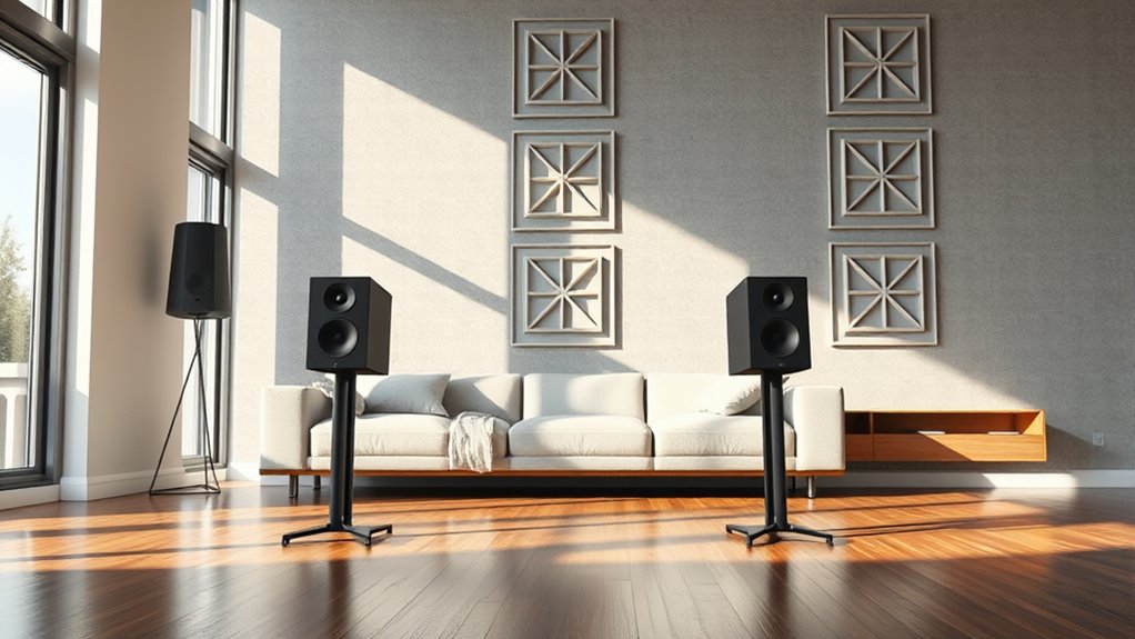 reduce echoes with acoustic treatments