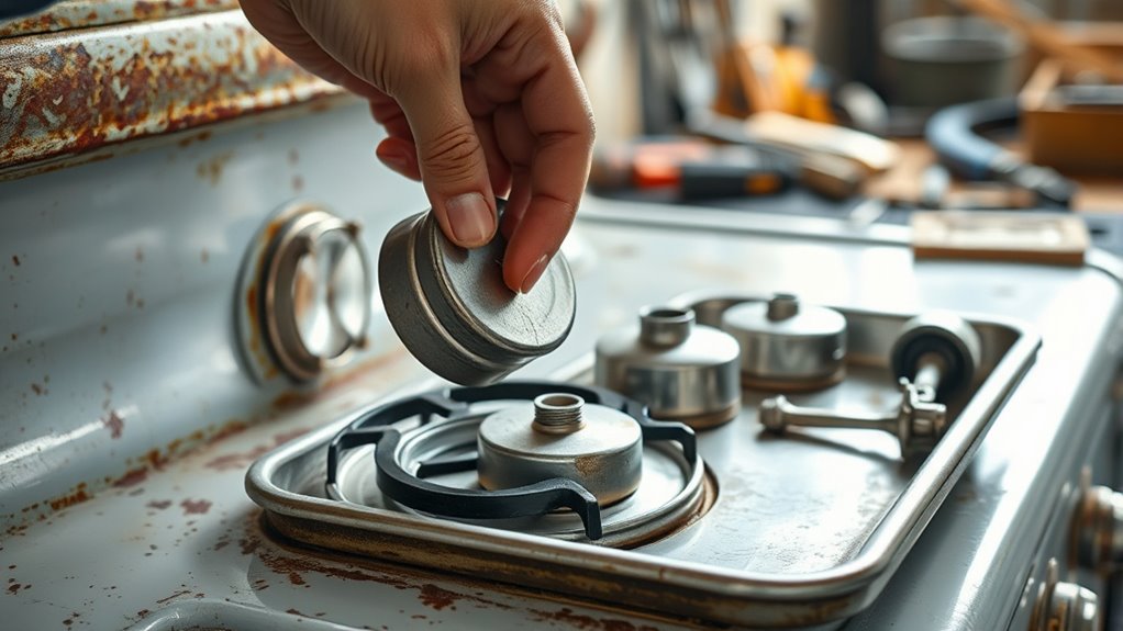 replace worn stove parts