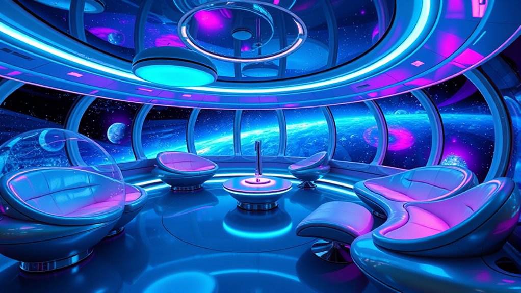 retro 1960s space age style