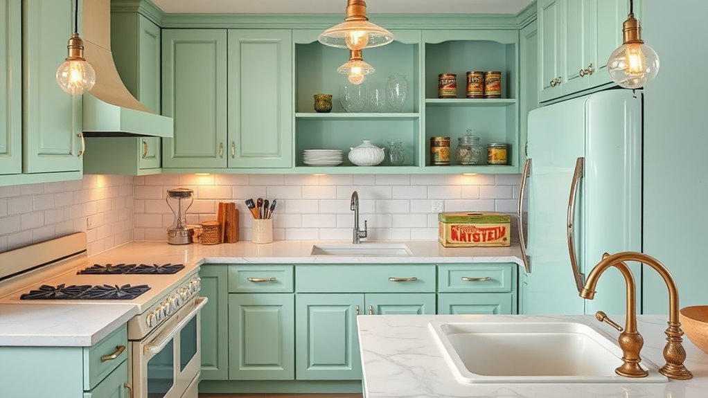 retro appliances and fixtures