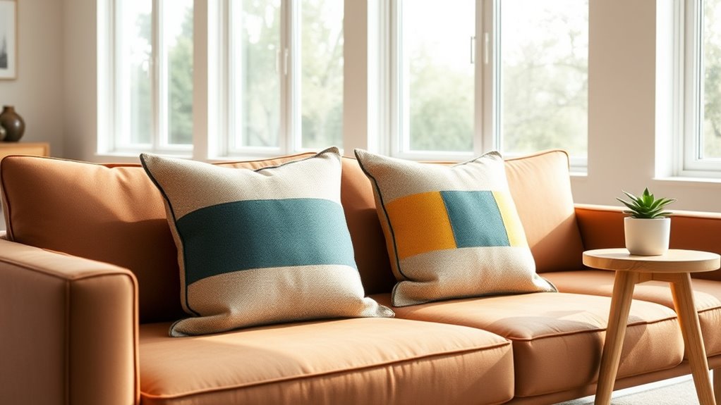 retro fabric geometric designs