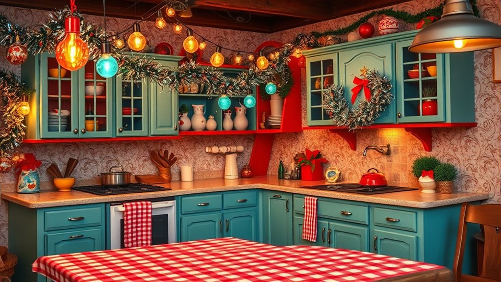 retro holiday lighting ideas