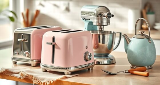 retro inspired small kitchen appliances