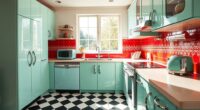 retro kitchen color trends