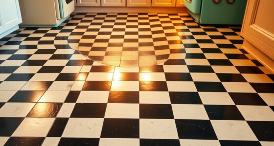 retro kitchen flooring styles